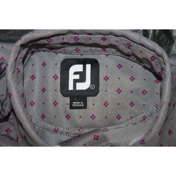 FootJoy Short Sleeve Golf Polo Shirt Size Large - Picture 6 of 6